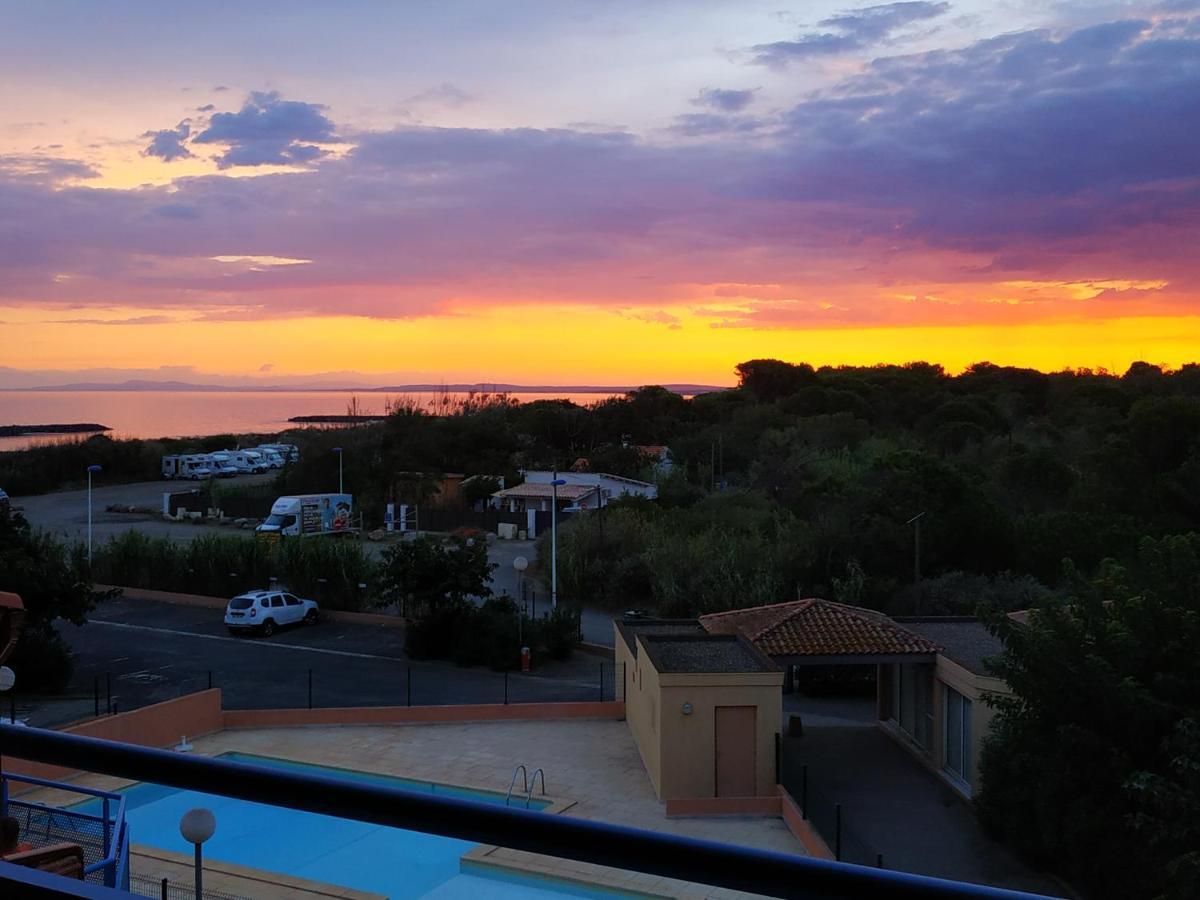 Appartement, Vue Sur Mer, Acces Direct Plage, Piscine Vias Buitenkant foto